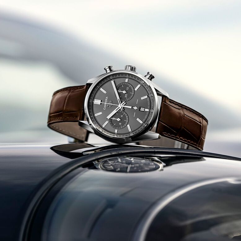 Carrera Calibre Heuer 02 Chronograph 42mm Mens Watch, , hi-res