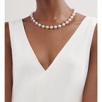 Tiffany City HardWear freshwater pearl necklace in sterling silver, , hi-res