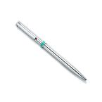 Tiffany T-clip retractable ballpoint pen in sterling silver.
