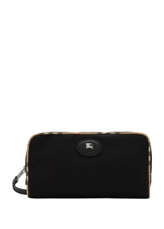 Medium Check Trim Travel Pouch, , hi-res