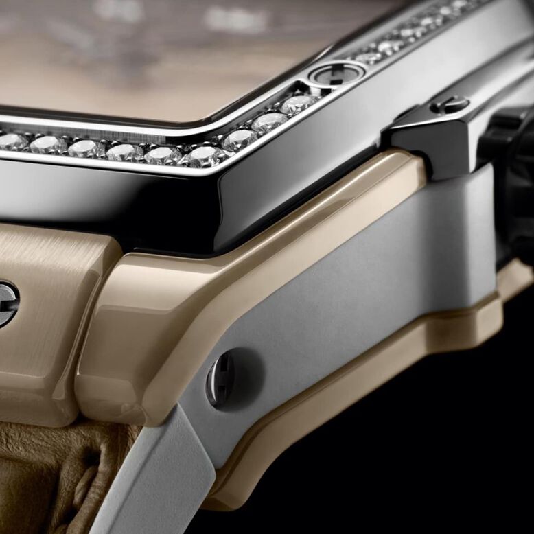 Spirit Of Big Bang Beige Ceramic Titanium Diamonds 39mm, , hi-res