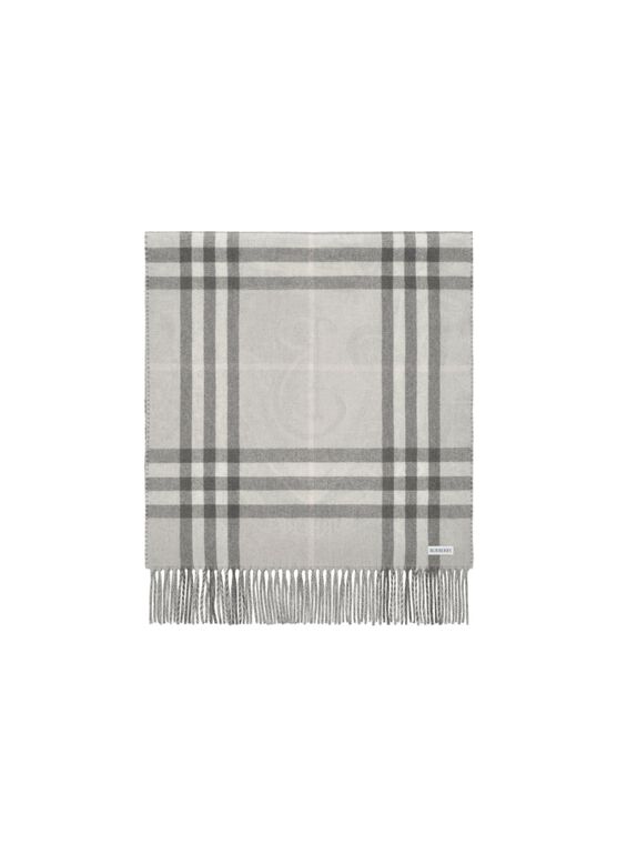 Reversible Etched Knight Cashmere Scarf, , hi-res