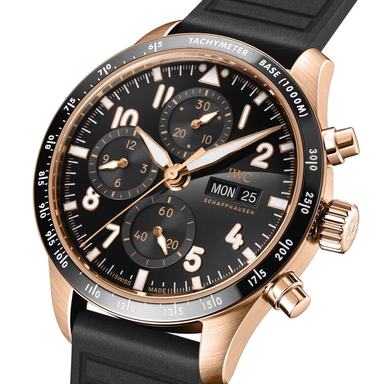 Pilot&#39;s Performance Chronograph 41mm Mens Watch Black Rubber, , hi-res
