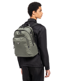 Re-Nylon and Saffiano leather backpack, , hi-res