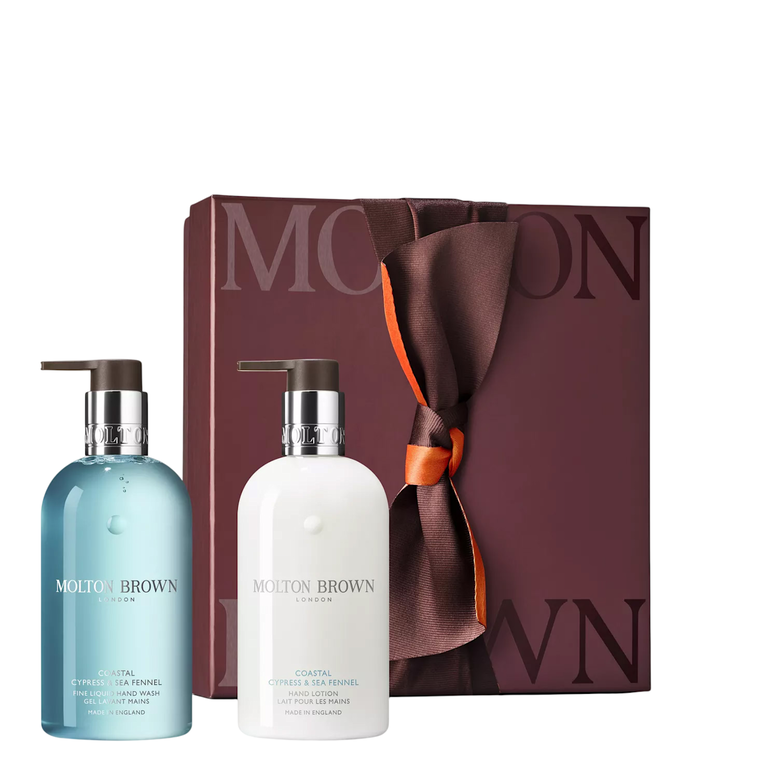 Coastal Cypress &amp; Sea Fennel Hand Care Collection Set, , hi-res