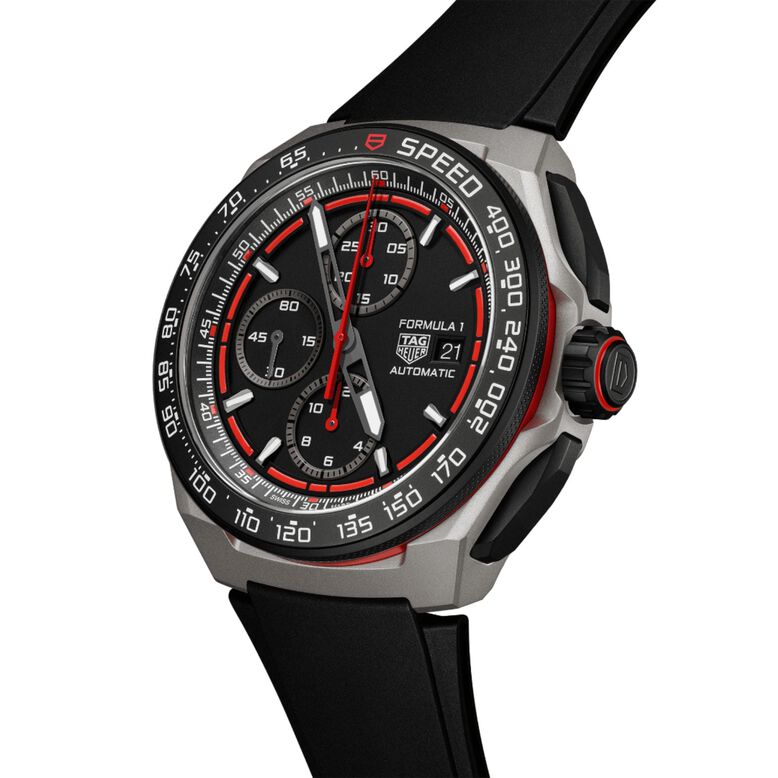 Formula 1 Chronograph Automatic 44mm Mens Watch Black, , hi-res