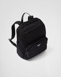 Re-Nylon and Saffiano leather backpack, , hi-res