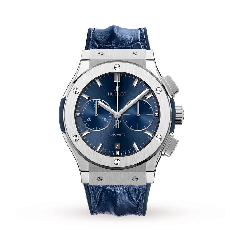 Classic Fusion Blue Chronograph Titanium 45mm, , hi-res