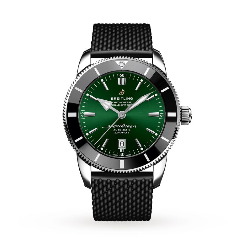 Superocean Heritage B20 Automatic 46 Stainless Steel Rubber Strap Watch, , hi-res
