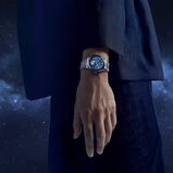 1926 Luna 39mm Mens Watch Steel Case Moon Phase Indicator Blue Dial, , hi-res