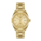 PRC 100 Solar Quartz 34mm Gold Ladies Watch