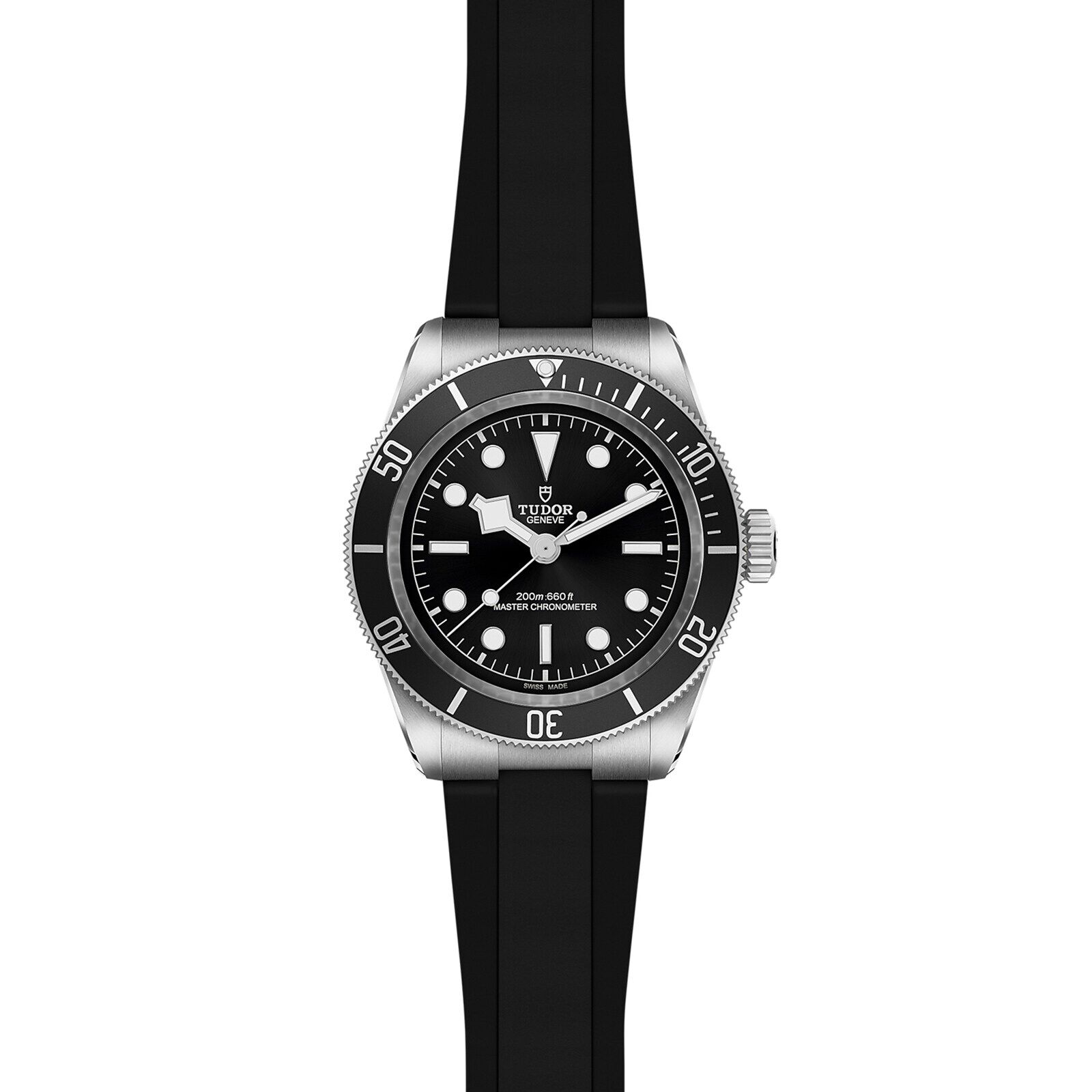 Tudor black bay steel rubber strap sale