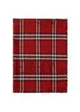 Wide EKD Check Wool Silk Scarf, , hi-res