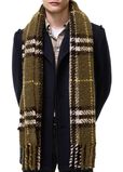 Check Alpaca Wool Blend Boucl&eacute; Scarf, , hi-res