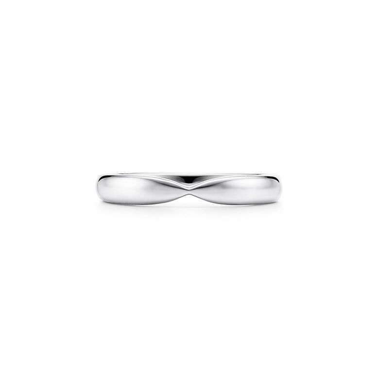 Tiffany Harmony&reg; Wedding Band in Platinum, 3 mm - Size 6, , hi-res