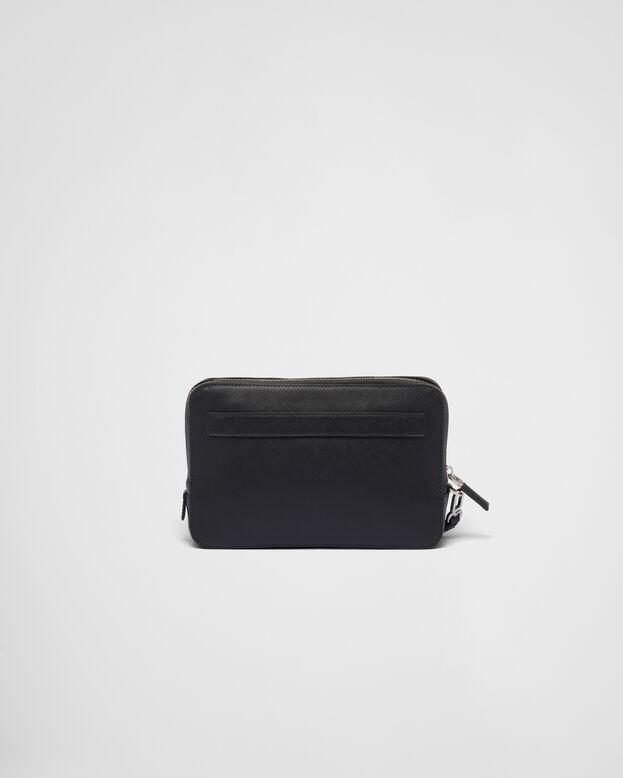 Saffiano Leather Clutch, , hi-res