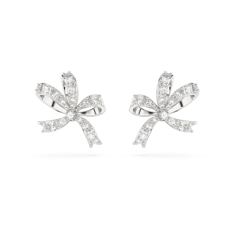 Volta Lady Earrings White - Silver, , hi-res