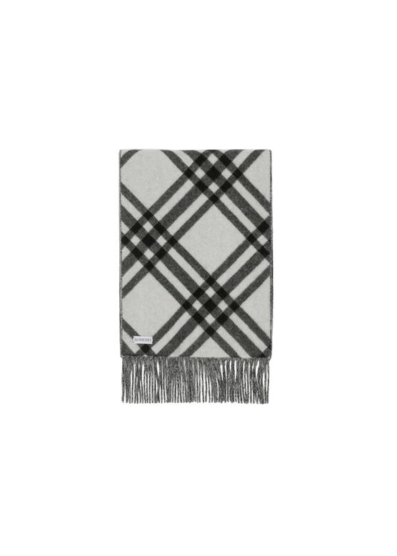 Check Cashmere Scarf, , hi-res