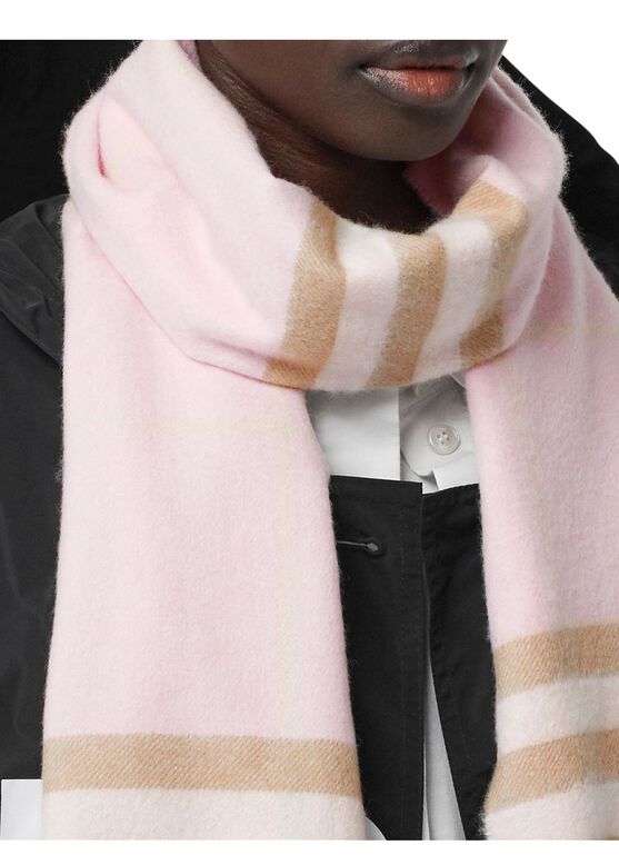 Check Cashmere Scarf, , hi-res