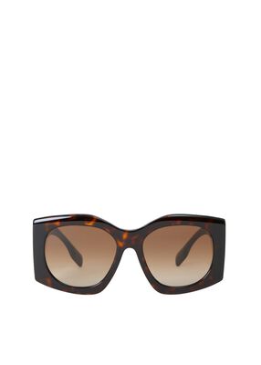 Oversized Geometric Frame Sunglasses