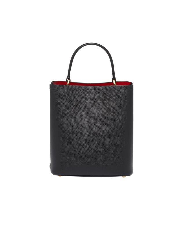 Medium Saffiano Leather Prada Panier Bag, , hi-res