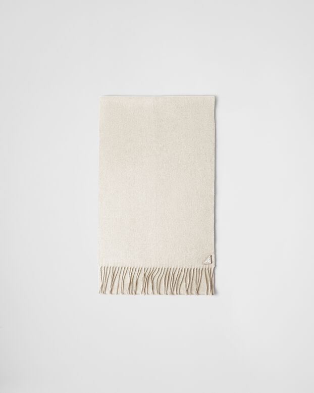 Silk and cashmere scarf, , hi-res