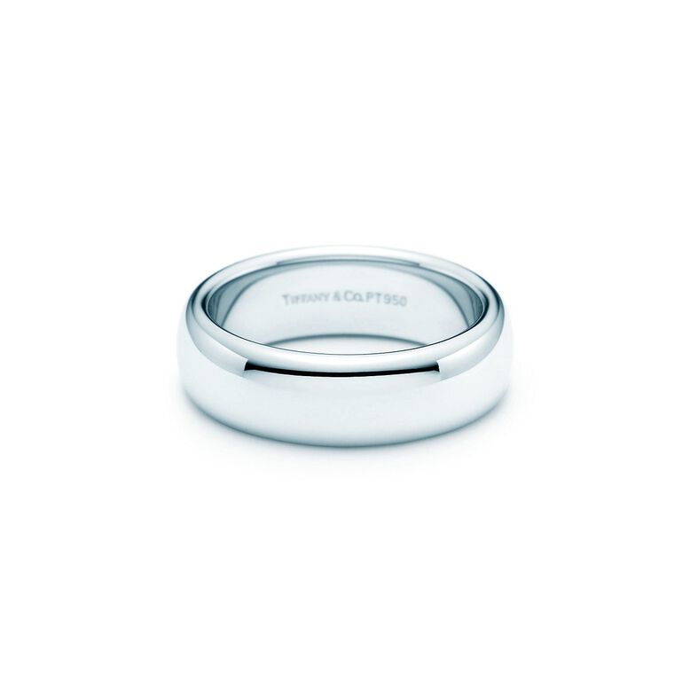 Tiffany Forever Wedding Band Ring in Platinum, 6 mm Wide - Size 8 1/2, , hi-res