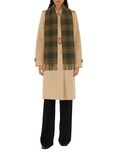 Narrow Check Cashmere Scarf, , hi-res