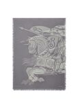 Wide EKD Wool Scarf, , hi-res