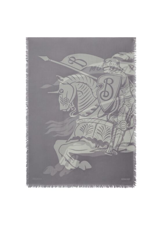 Wide EKD Wool Scarf, , hi-res