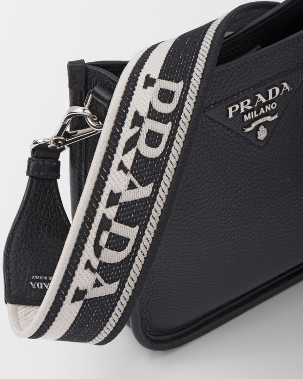 Leather mini shoulder bag, , hi-res