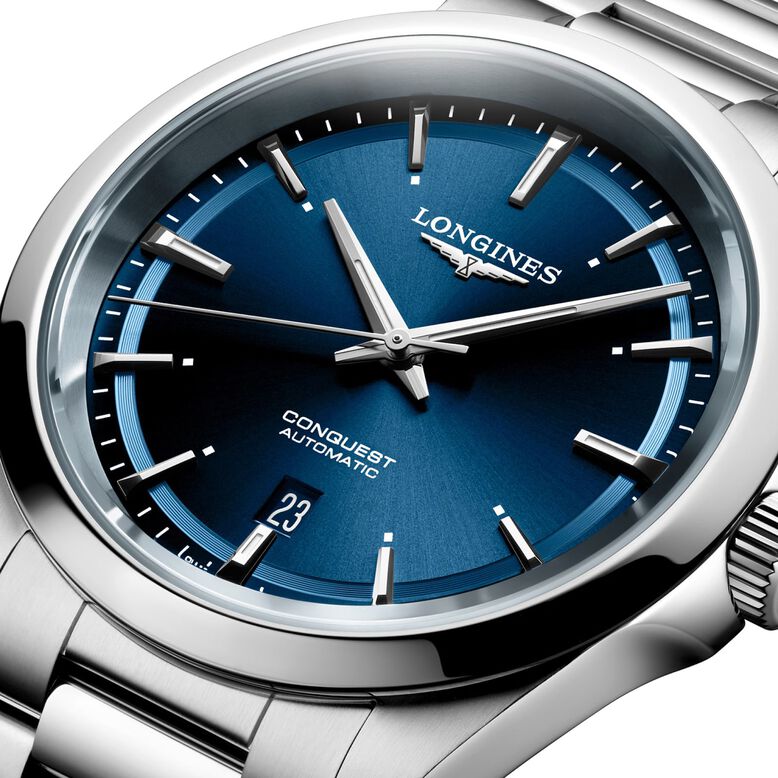 Conquest 41mm Mens Watch Blue, , hi-res