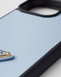 Saffiano leather cover for iPhone 15 Pro Max, , hi-res