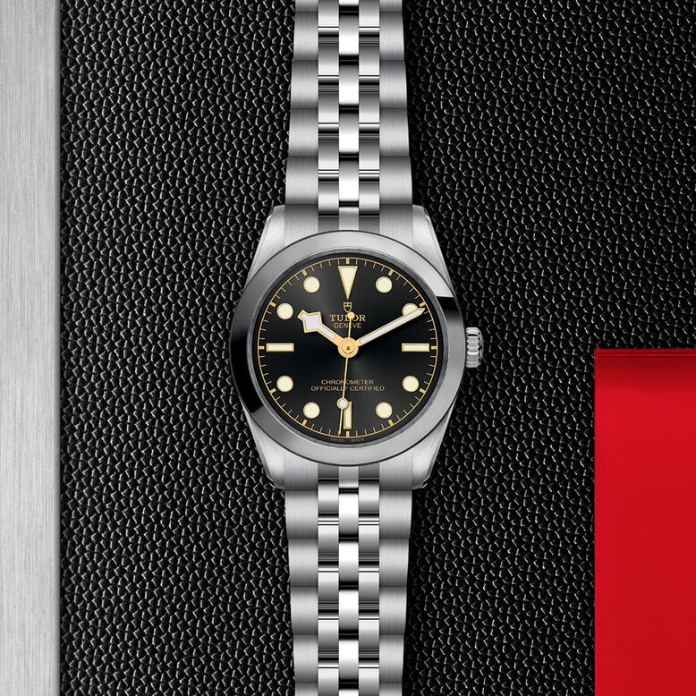 Black Bay 31 Manufacture Calibre MT5201 &#40;COSC&#41; 31mm Steel Case Steel Bracelet, , hi-res