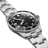 Divers Date 39mm Mens Watch Black Stainless Steel, , hi-res