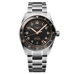 Spirit Zulu Time 39mm Mens Watch Black