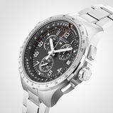 Khaki Aviation X-Wind GMT Chrono Quartz 46mm Mens Watch Black, , hi-res