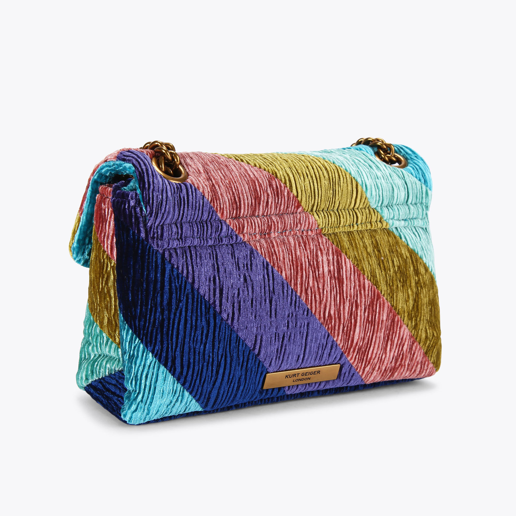 Kurt geiger velvet discount mini kensington bag