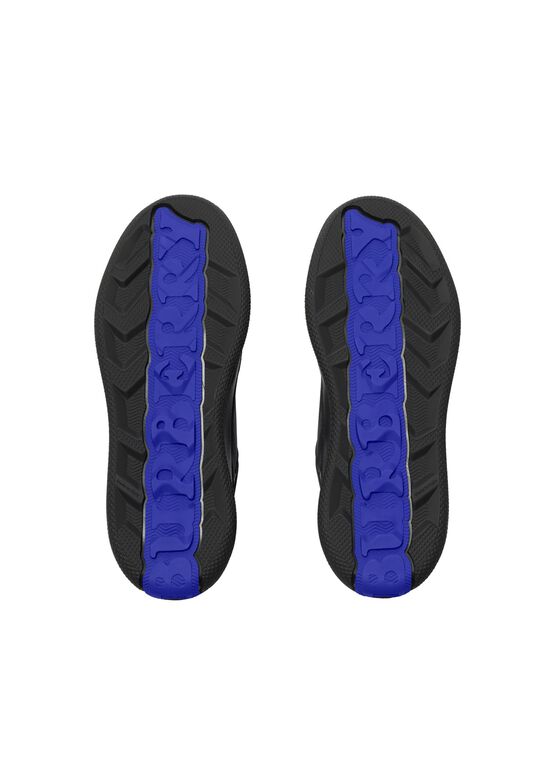 Leather and Check Terrace Sneakers​, , hi-res