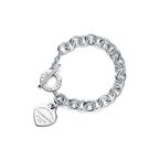 Return to Tiffany™ Heart Tag Toggle Bracelet in Silver