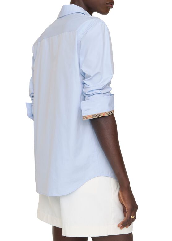 Regular Fit Cotton Poplin Formal Shirt, , hi-res