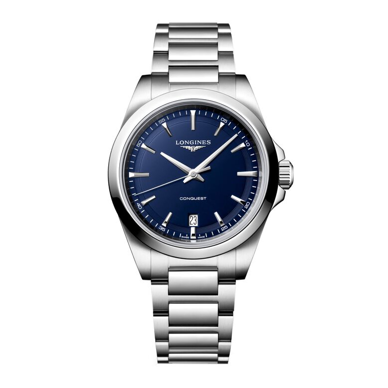 Conquest 38mm Mens Watch Blue, , hi-res