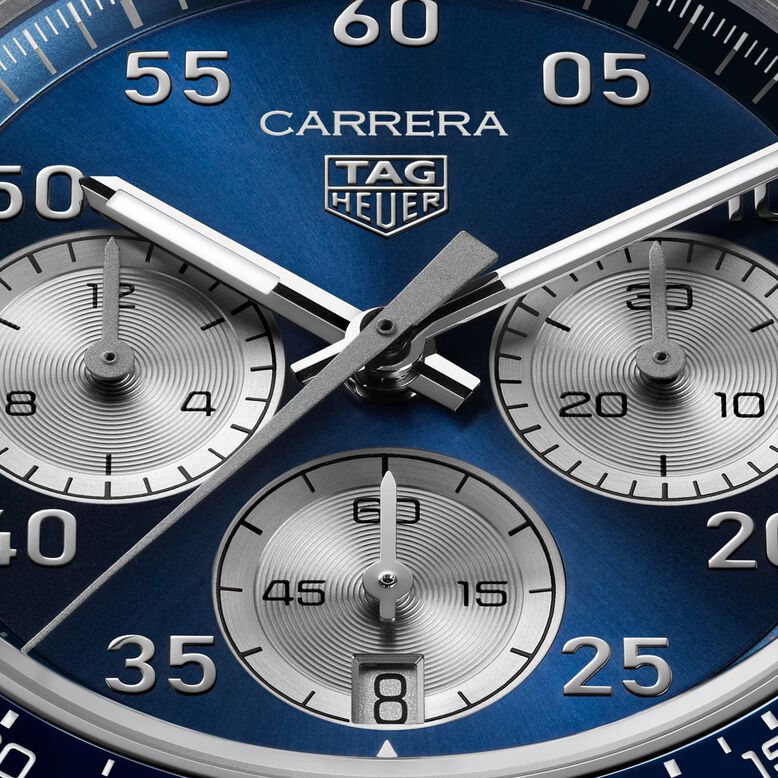 Carrera Chronograph Sport Automatic 42mm Mens Watch Blue, , hi-res