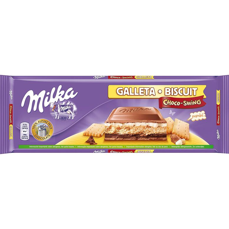 Chocolate Swing Biscuit Tablet, , hi-res