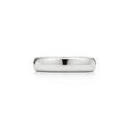 Tiffany Forever Wedding Band Ring in Platinum, 4.5 mm Wide - Size 7 1/2