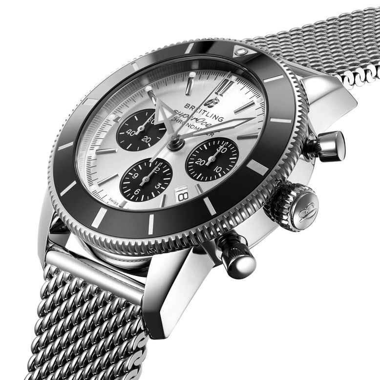 Superocean Heritage B01 Chronograph 44 Stainless Steel Watch, , hi-res