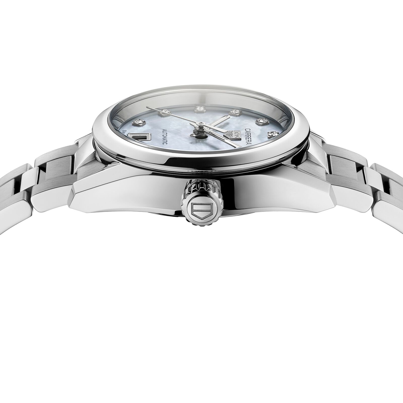 Tag Heuer Carrera Three-Hand 29mm Automatic Ladies Watch Fine 