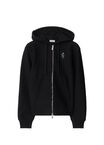 Thistle Logo Cotton Blend Zip Hoodie