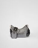 Prada Re-Edition 2005 satin bag with crystals, , hi-res