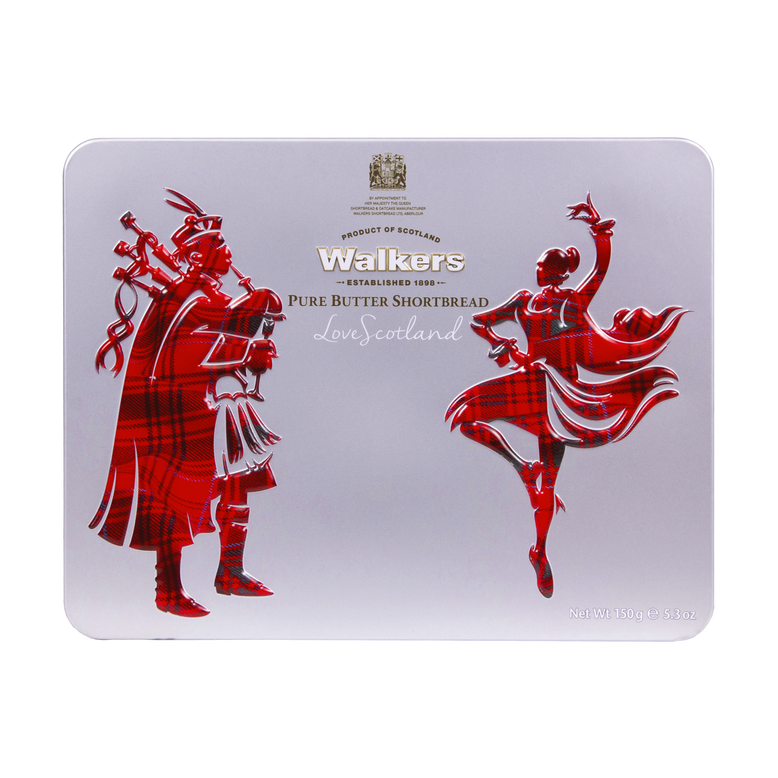 Assorted Shortbread Icon Tin Piper &amp; Dancer, , hi-res